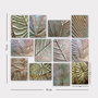 Wallity Set de 12 Cuadros Decorativos Multicolor en MDF